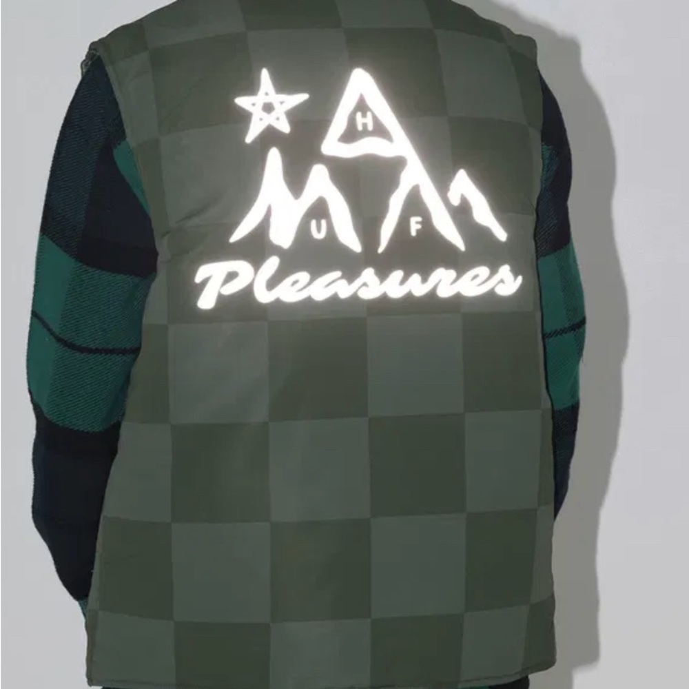 Pleasures x Huf reflective vest